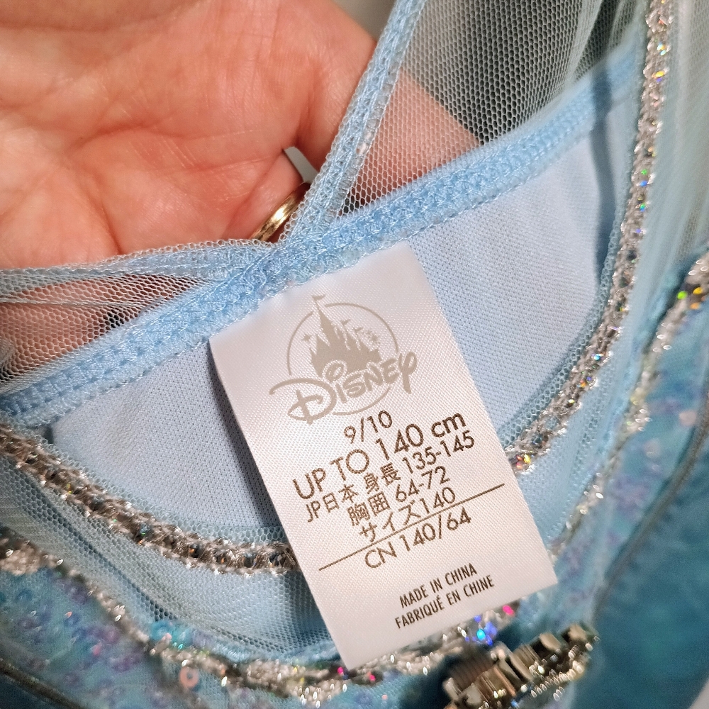 Bibbidi Bobbidi Boutique Disney Parks Cinderella Princess Sequin Dress - Picture 8 of 9